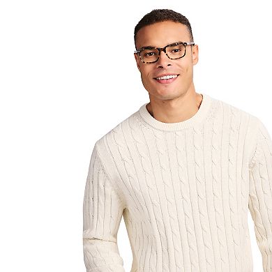 IZOD Cable Knit Crew Neck Sweater