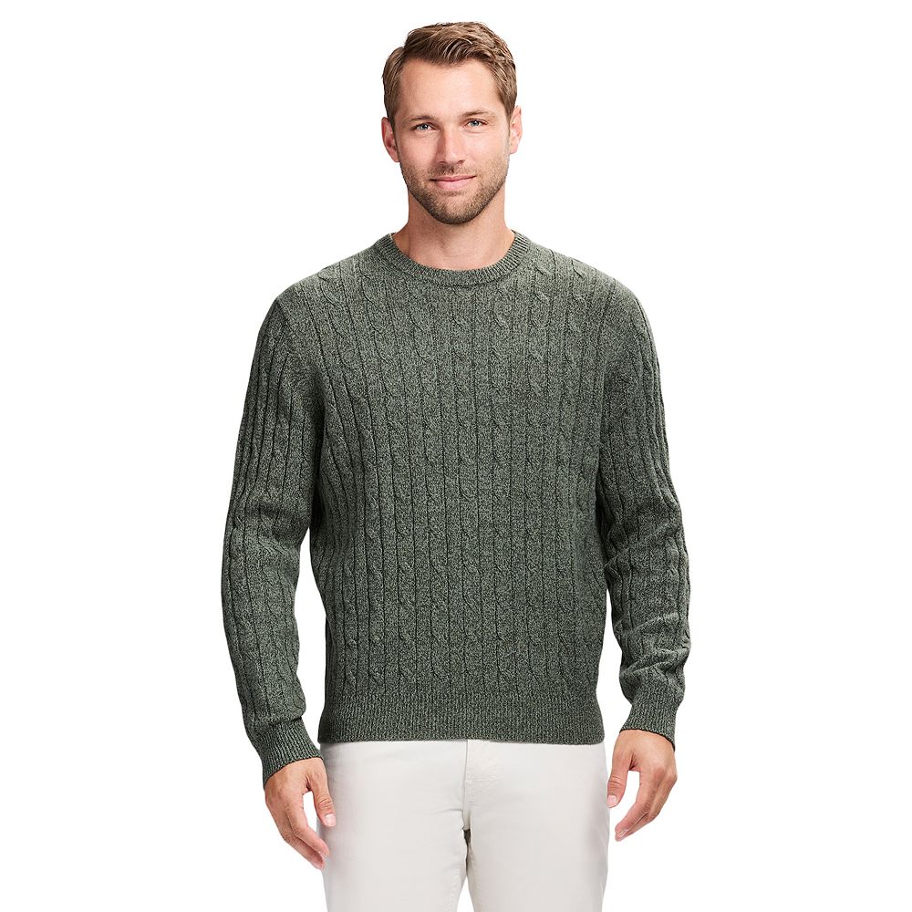 IZOD Cable Knit Crew Neck Sweater