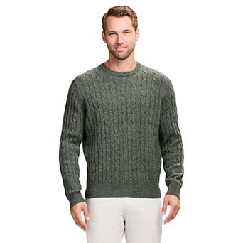 IZOD Cable Knit Crew Neck Sweater