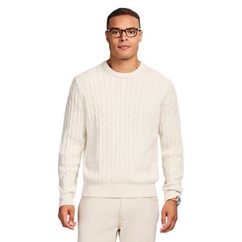 IZOD Cable Knit Crew Neck Sweater