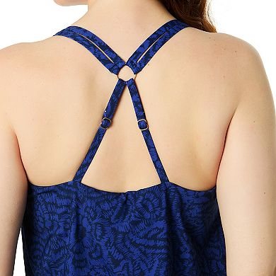 Women's Lands' End Bubble Hem Tankini Top