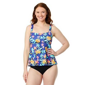 Women's Lands' End Babydoll Tankini Top