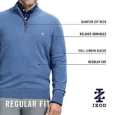 Men's IZOD 12-Gauge Quarter Zip Sweater