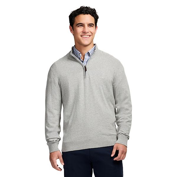 イト Men's IZOD 12-Gauge Quarter Zip Sweater