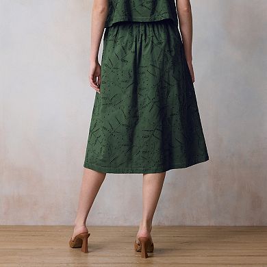 Women's LC Lauren Conrad A-Line Midi Skirt