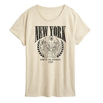 Women's Marvel Avengers New York Graphic Tee