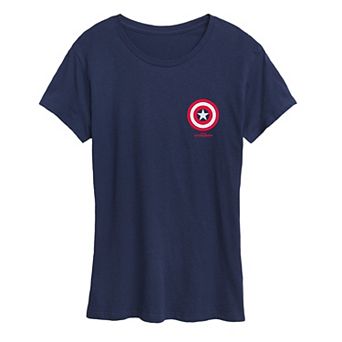 Women's Marvel Captain America: Brave New World Captain America Icon Graphic Tee