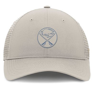 Women's Fanatics Tan Buffalo Sabres Authentic Pro Road Trucker Adjustable Hat