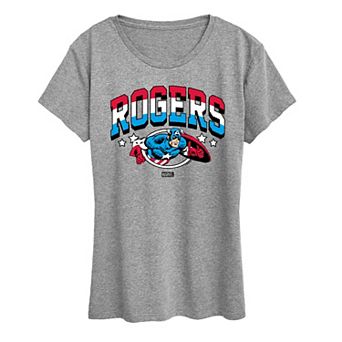 Women's Marvel Captain America Rogers Graphic Tee
