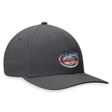 Men's Top of the World Gray Florida Gators Iron Flex Hat