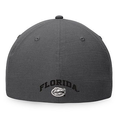 Men's Top of the World Gray Florida Gators Iron Flex Hat