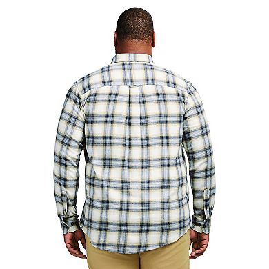 Big & Tall IZOD Stratton Flannel Long Sleeve Button-Down Shirt