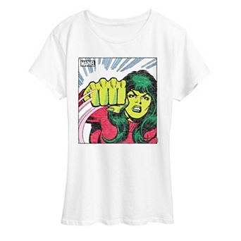 Women's Marvel She-Hulk Comic Panel Graphic Tee