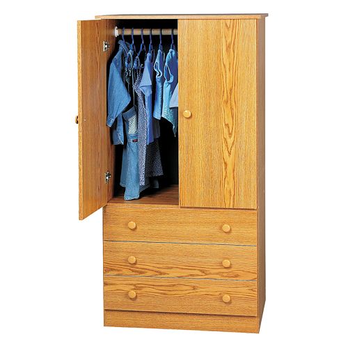 Prepac 3 Drawer Wardrobe