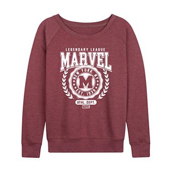 Women's Marvel Collegiate Legendary League French Terry Long Sleeve Tee