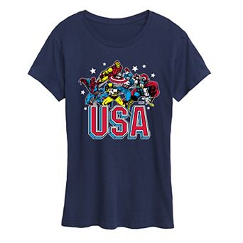 Women's Marvel USA Graphic Tee