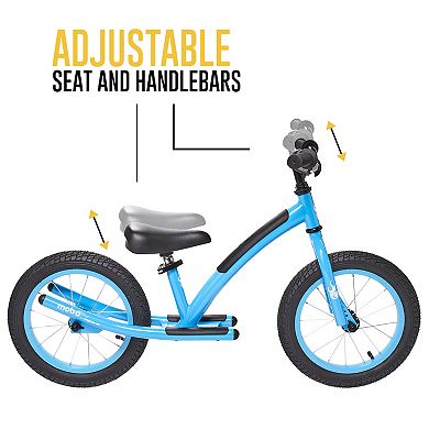 Mobo Explorer X Padded Balance Bike. Kids No-pedal Bicycle