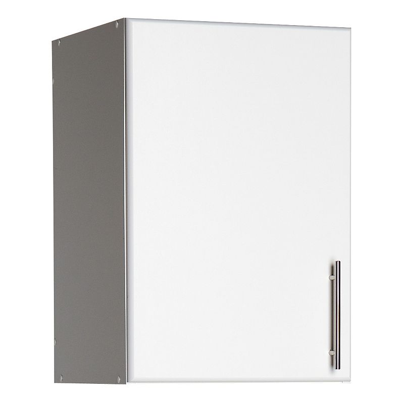 Prepac Elite Topper and Wall Cabinet, White, Furniture