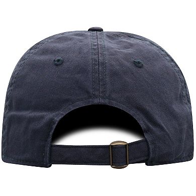 Men's Top of the World Navy Michigan Wolverines Team Logo Washed Adjustable Hat