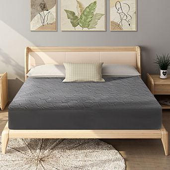 Queen/King-Size Flannel Heated Electric Mattress Pad with Dual Zone Temperature Control