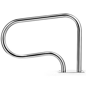 Stainless Steel Swimming Pool Hand Rail with Base Plate