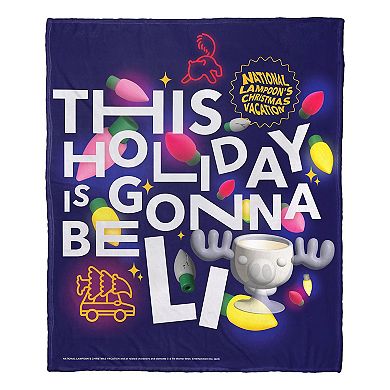 Warner Bros. Christmas Vacation Gonna Be Lit Silk Touch Throw Blanket 50x60 Inches