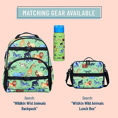 Wild Animals 18 oz Steel Water Bottle