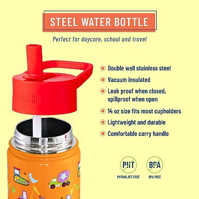 Under Construction 14 oz Stainless Steel Water Bottle