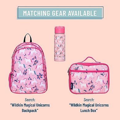 Magical Unicorns 18 oz Steel Water Bottle