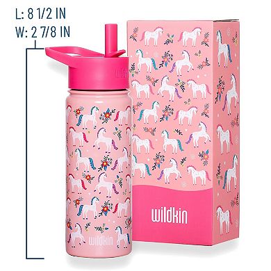 Magical Unicorns 18 oz Steel Water Bottle