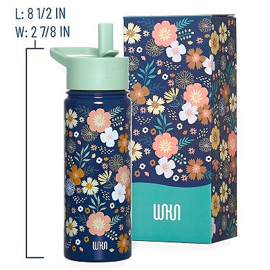 Wildflower Bloom 18 oz Steel Water Bottle
