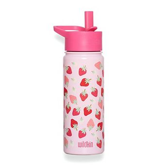 Strawberry Patch 18 oz Steel Water Bottle