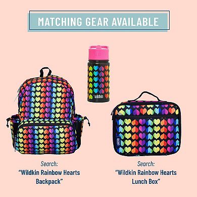 Rainbow Hearts 14 oz Steel Bottle