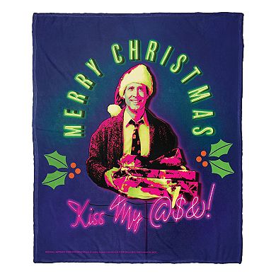 Warner Bros. Christmas Vacation Bitter Christmas Silk Touch Throw Blanket 50x60 Inches