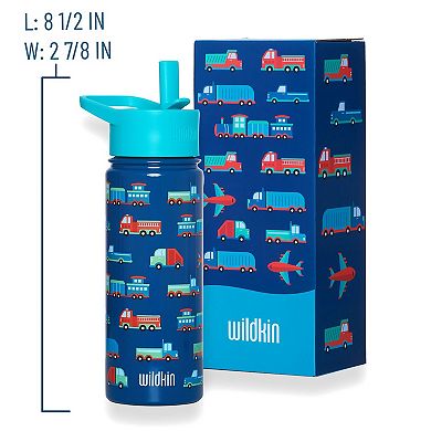 Transportation 18 oz Steel Water Bottle