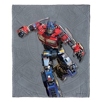 Hasbro Transformers: Rise Of The Beasts Optimus Prime Silk Touch Throw Blanket 50x60 Inches
