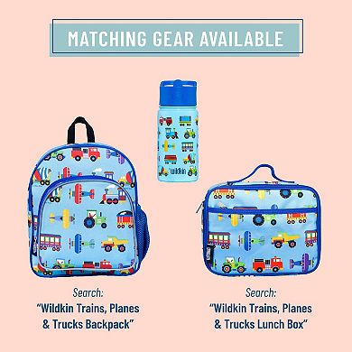 Trains, Planes & Trucks 14 oz Stainless Steel Water Bottle