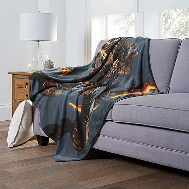 Hasbro Transformers: Rise Of The Beasts Scourge Silk Touch Throw Blanket 50x60 Inches