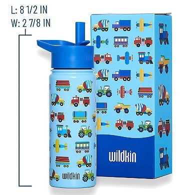 Trains, Planes & Trucks 18 oz Steel Water Bottle