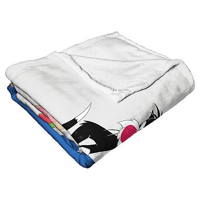 Warner Bros. WB 100 Anniversary Silk Touch Throw Blanket 50x60 Inches