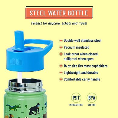Wild Animals 14 oz Steel Bottle