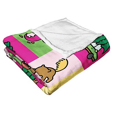 Warner Bros. Christmas Vacation Christmas Squares Silk Touch Throw Blanket 50x60 Inches