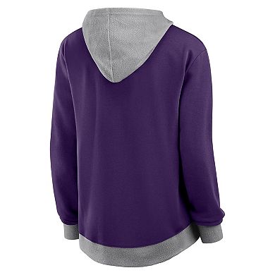 Women's Fanatics Purple Baltimore Ravens Hit It Full-Zip Hoodie