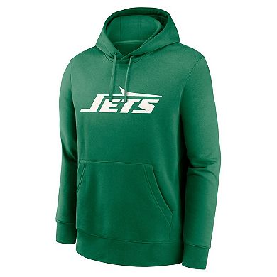 Men's Nike Green New York Jets Big & Tall Club Logo Pullover Hoodie