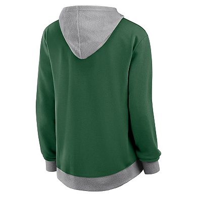 Women's Fanatics Green New York Jets Hit It Full-Zip Hoodie