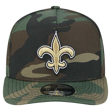 Men's New Era Camo New Orleans Saints Woodsy 9FIFTY Snapback Hat