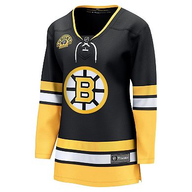 Women's Fanatics Black Boston Bruins 100th Anniversary Premier Breakaway Jersey