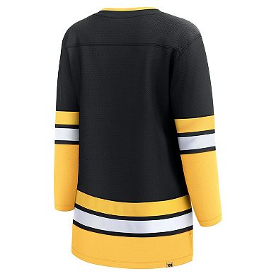 Women's Fanatics Black Boston Bruins 100th Anniversary Premier Breakaway Jersey