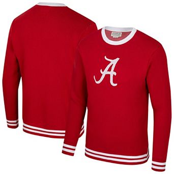 Unisex Uscape Apparel Crimson Alabama Crimson Tide Renew Knit Vintage Pullover Sweater