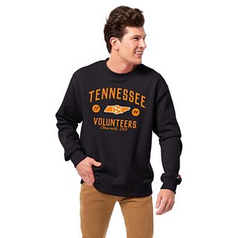 Men's League Collegiate Wear Black Tennessee Volunteers Bendy Arch Essential Pullover Sweatshirt